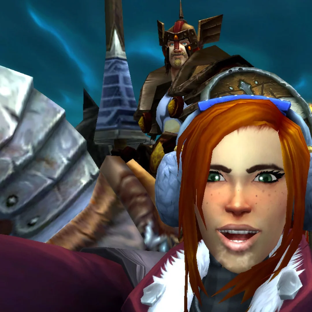 ME AND AN ARGENT PEACEKEEPER ! ! ! HE TOLD ME I WAS GONNA BE A GREAT PALADIN ONE DAY HE COULD SEE THE GREATNESS KEEP ON BELIEVING HELL YEAH ! ! HIS HORSES NAME 