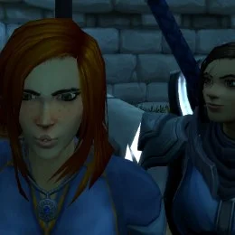 me and the babe just hanging out #holylife #stormwind
